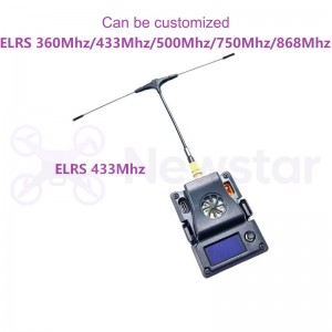 ELRS 433mhz Receiver FPV Drone ExpressLRS MINI 360/433/500/750/816MHZ can be customized